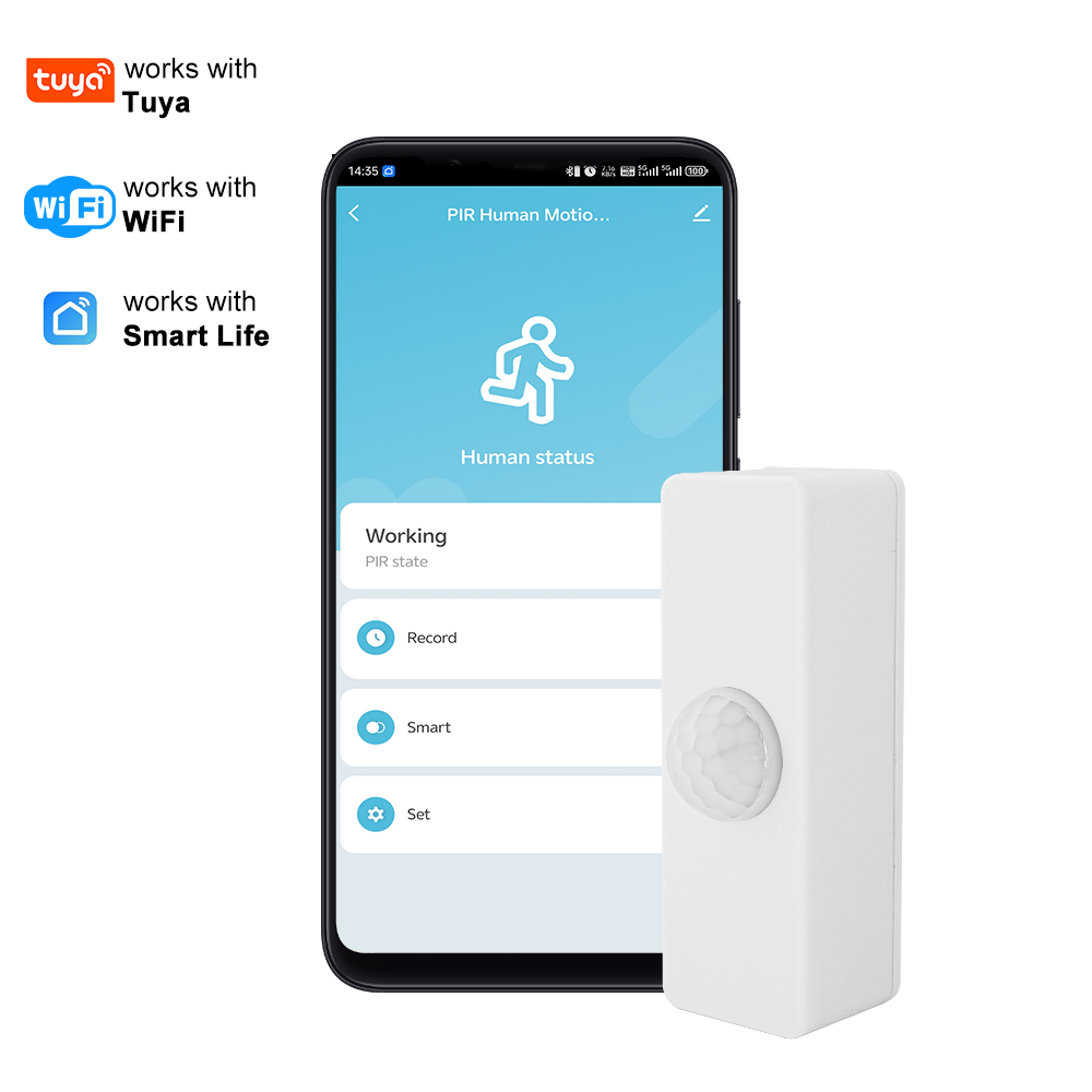 Smart Home Wiz - Sensor de Movimiento PIR Inteligente Tuya,