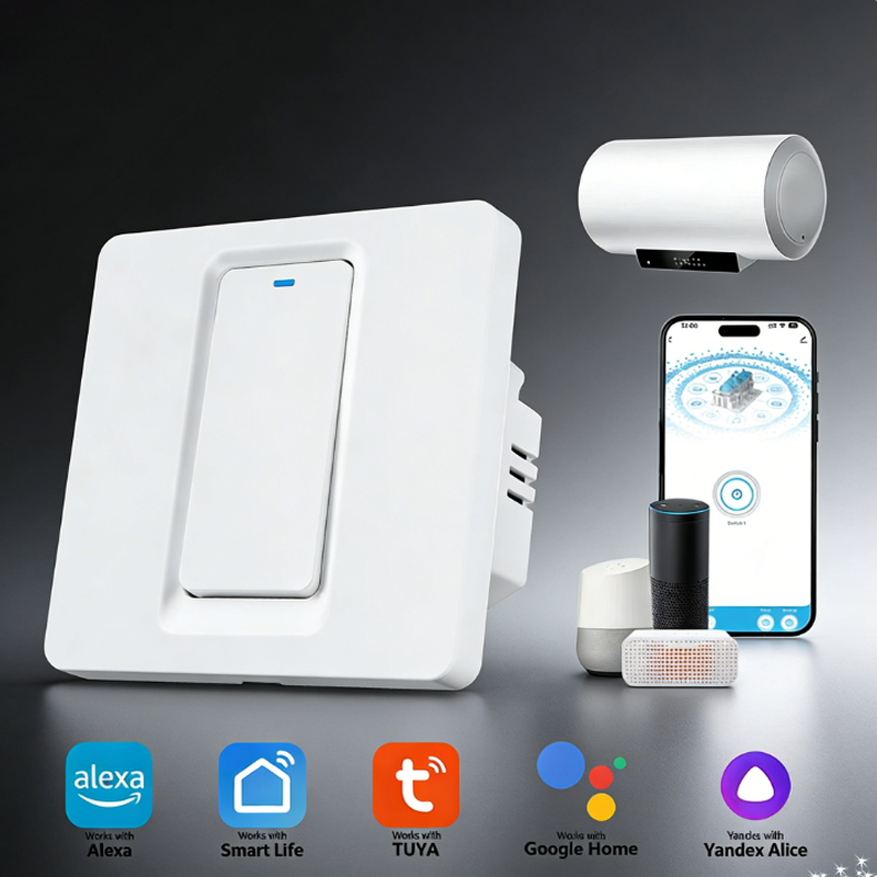 Smart Home Wiz - Interruptor de calentador de agua inteligente/Control