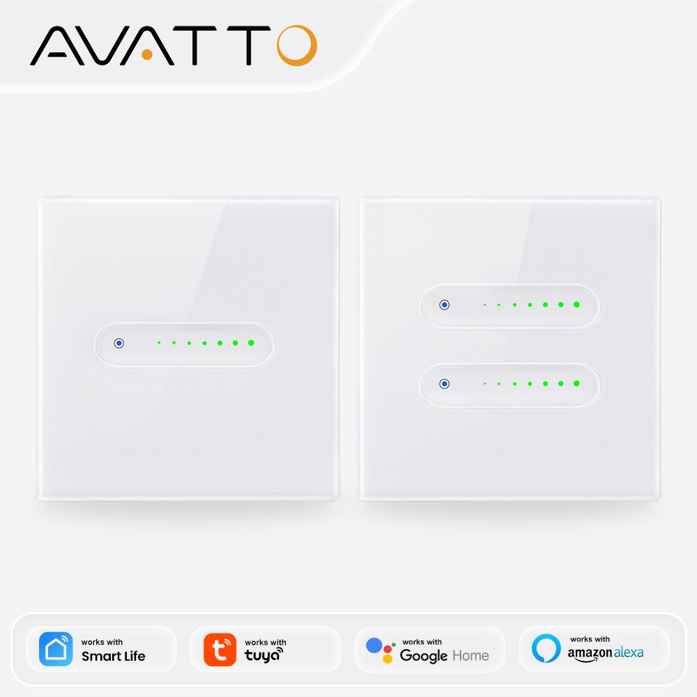Smart Home Wiz - AVATTO Interruptor inteligente WiFi de 1/2
