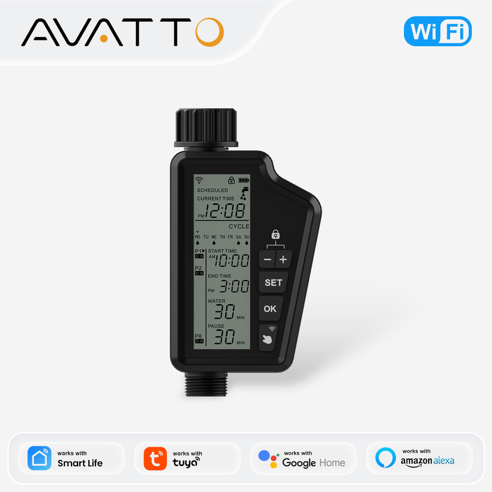 Smart Home Wiz - AVATTO Tuya WIFI Temporizador de riego
