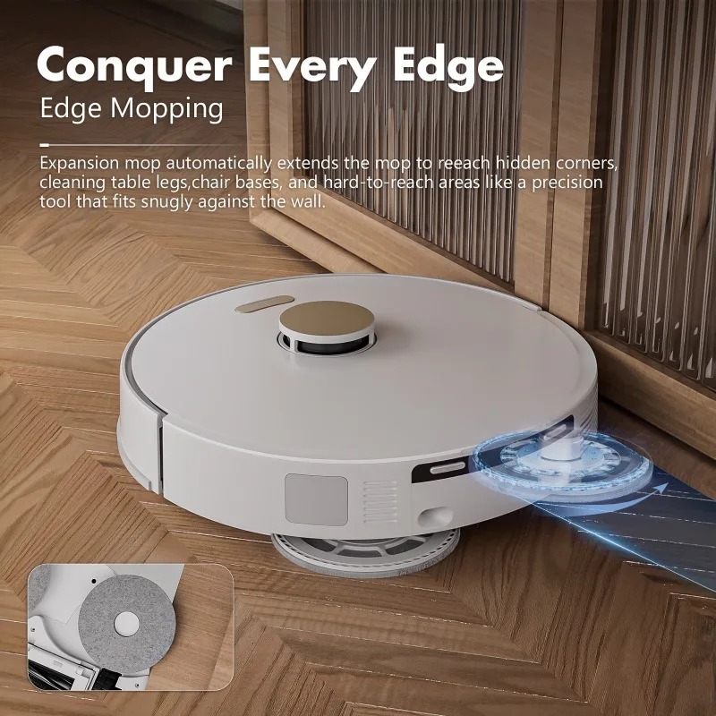 Vacuum Cleaner Smart Home - Aspiradora Robótica, Limpieza en Seco y