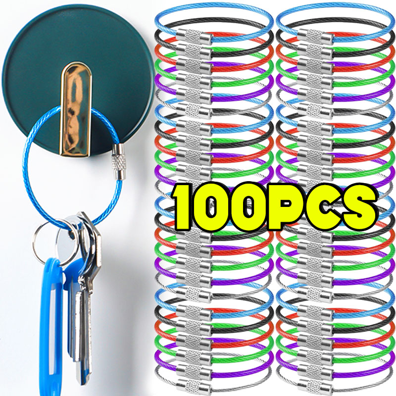 Smart Home Key - Llavero de alambre de acero inoxidable