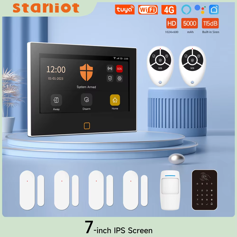 Smart Home Package - Staniot-sistema de alarma HD de 7