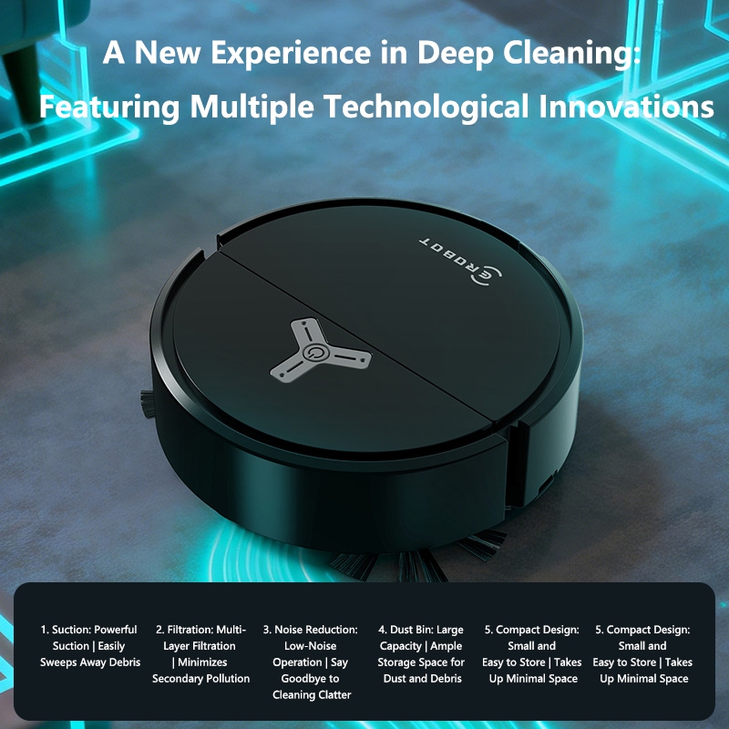 Robot Aspirador Inteligente 3  - Vacuum Cleaner Smart Home reseña y precio