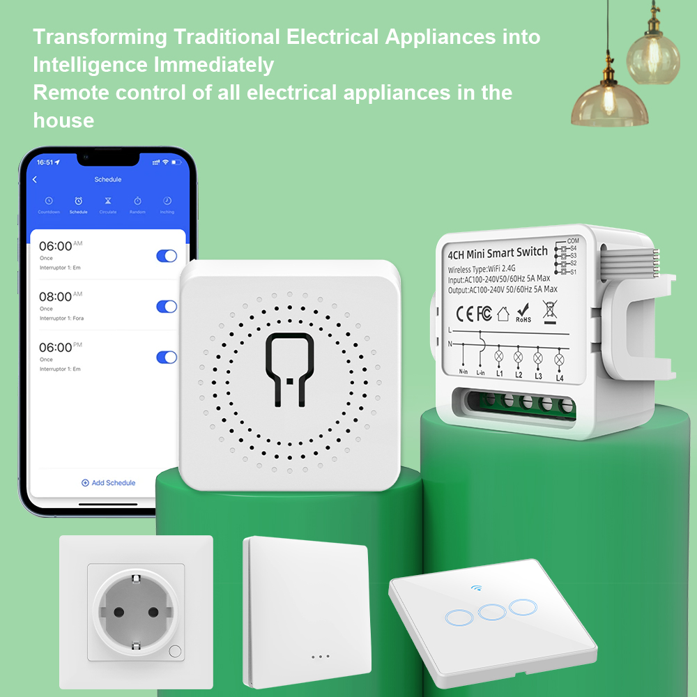 Interruptor Inteligente WiFi T - Smart Home Wiz reseña y precio