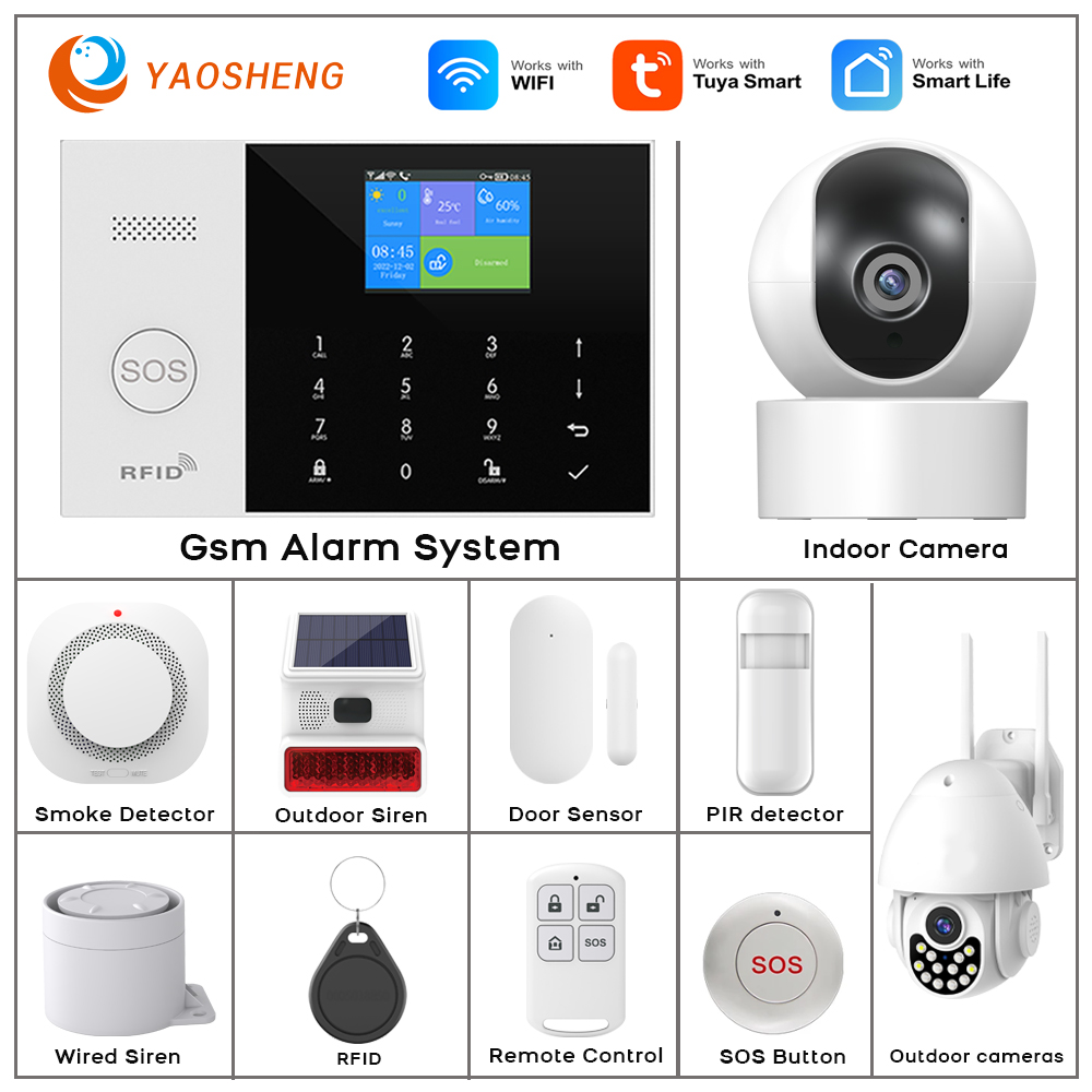 Sistema de alarma 4G, alarma d - Smart Home Package reseña y precio