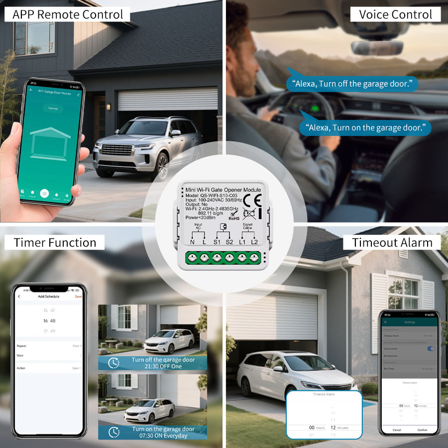 Controlador de Puerta de Garaj - Smart Home Wiz reseña y precio