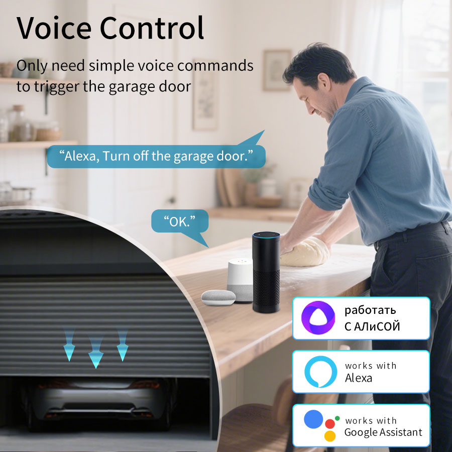 Controlador de Puerta de Garaj - Smart Home Wiz reseña y precio