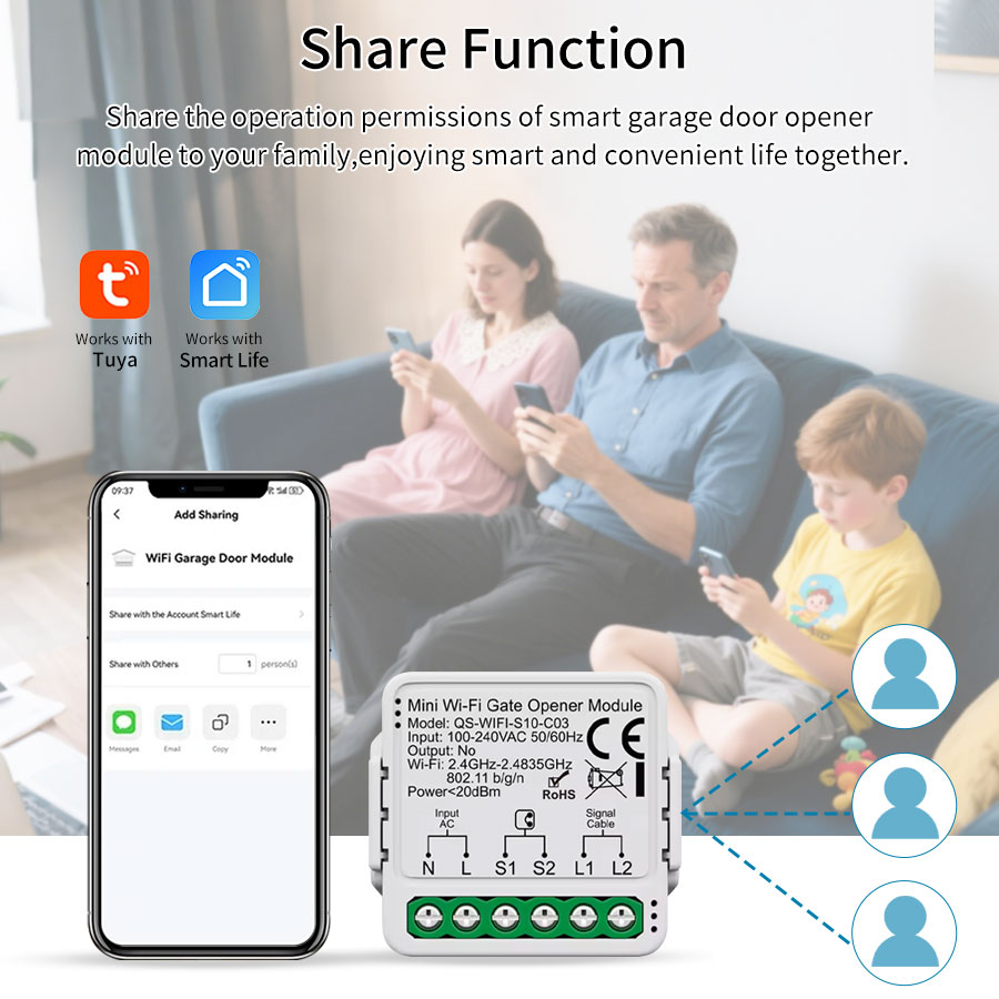 Controlador de Puerta de Garaj - Smart Home Wiz reseña y precio