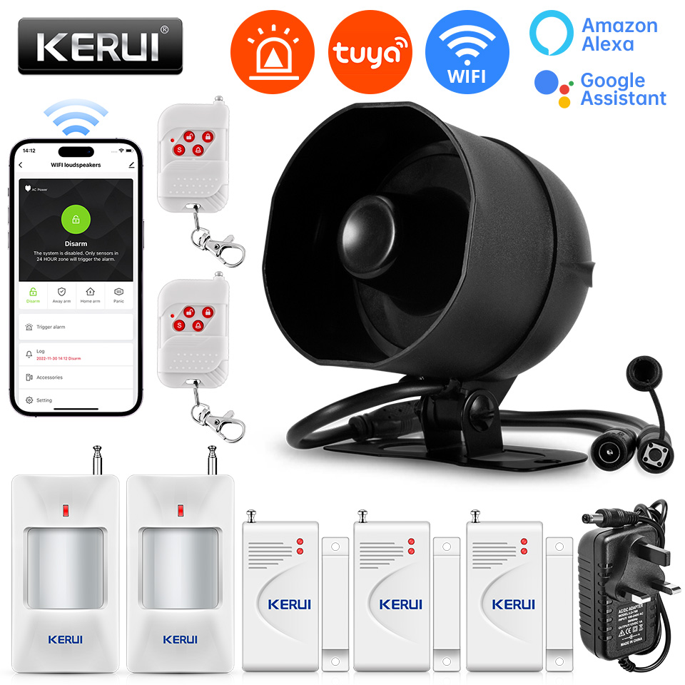 KERUI-sistema de alarma de sir - Smart Home Package reseña y precio