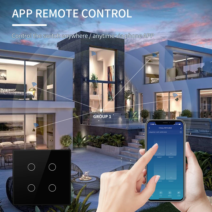 Interruptor inteligente WiFi,  - Smart Home Medan reseña y precio