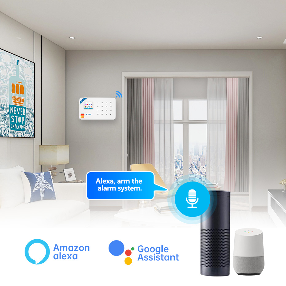 KERUI-Kit de sistema de alarma - Smart Home Package reseña y precio