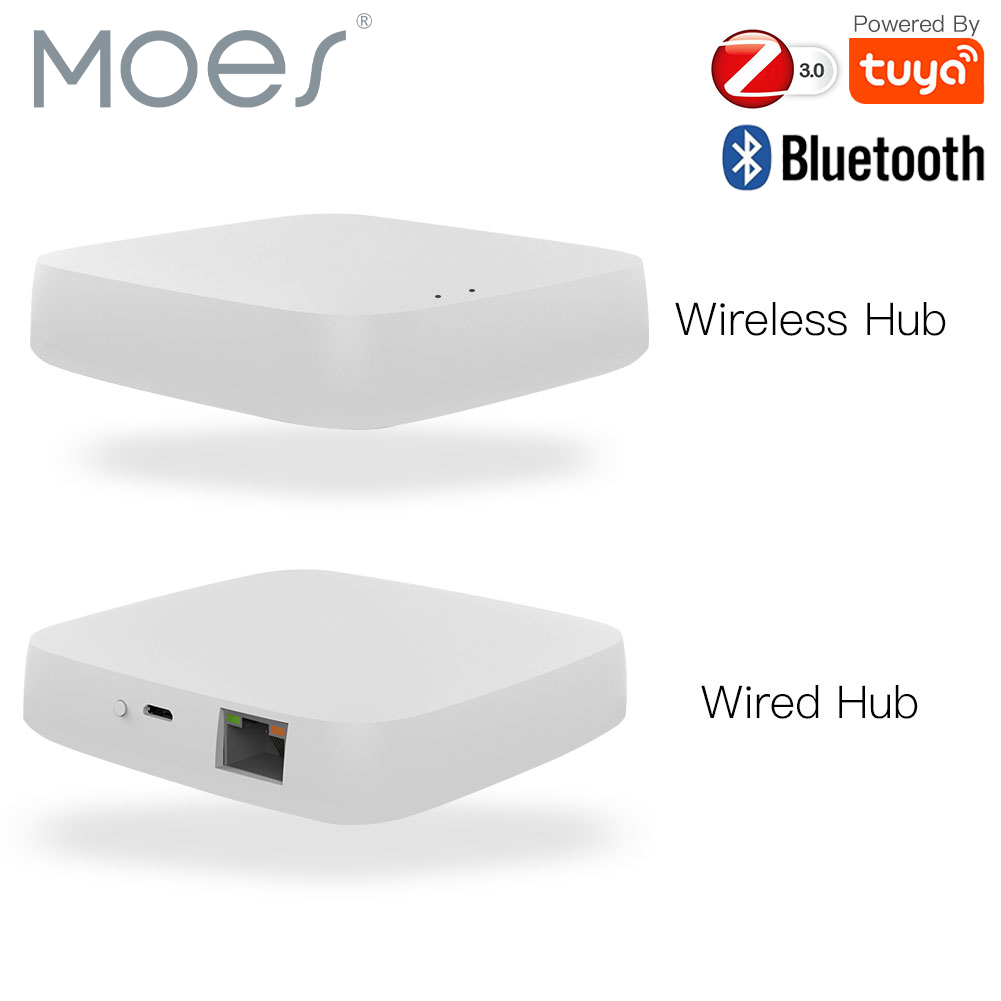 MOES Tuya ZigBee Hub de enlace - Smart Home Hub Xiaomi reseña y precio